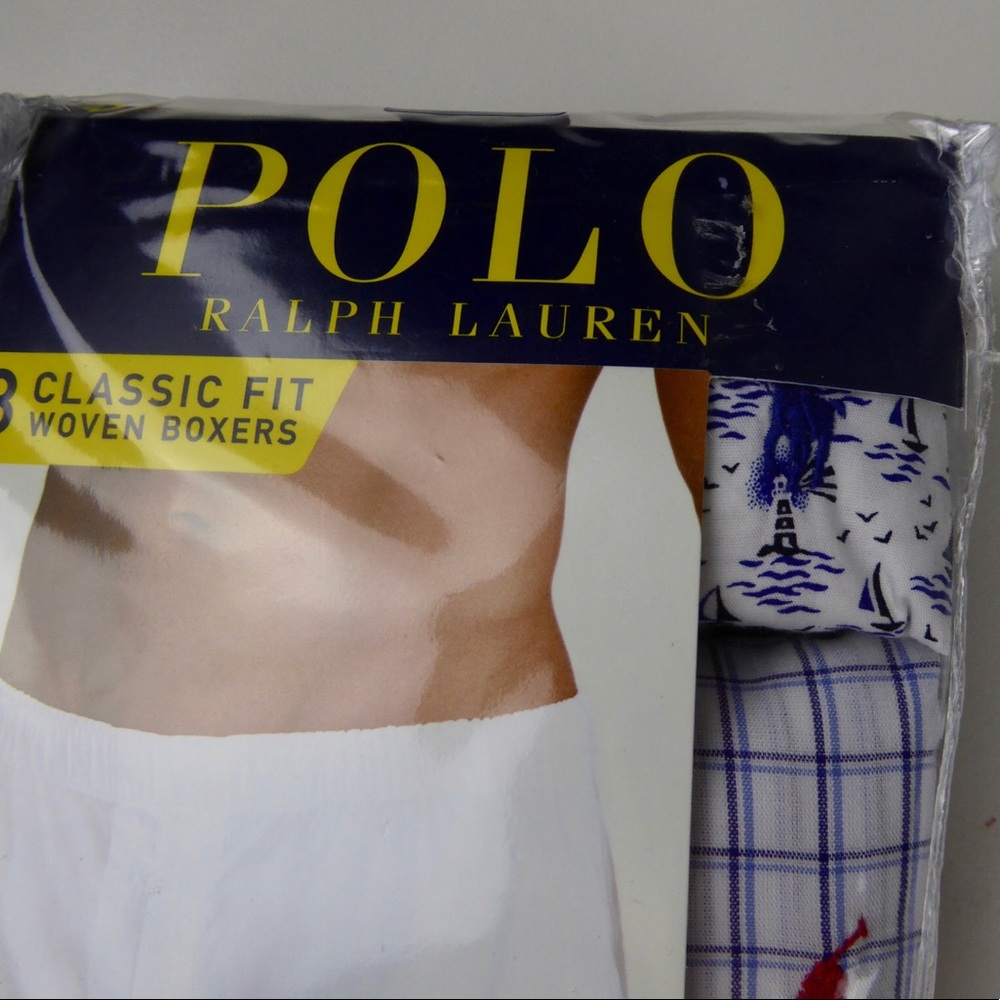Polo Ralph Lauren Classic Fit Woven Cotton Boxers - Picture 4 of 6